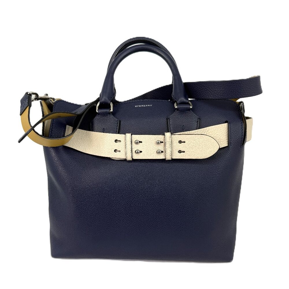 Burberry Belt Tote Blue